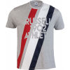Pánské tričko - Russell Athletic STRIPE 1902 S/S CREWNECK TEE SHIRT - 1