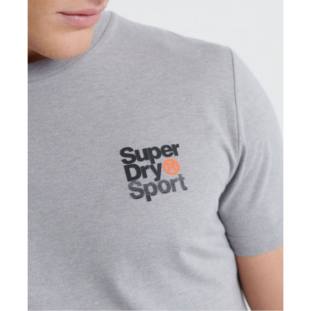 Pánské tričko - Superdry CORE SPORT SMALL LOGO TEE - 4