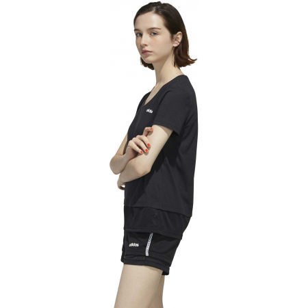 Dámské tričko - adidas WOMEN ESSENTIAS MATERIAL MIX TEE - 5