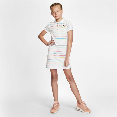 Dívčí šaty - Nike NSW DRESS POLO FB G - 7