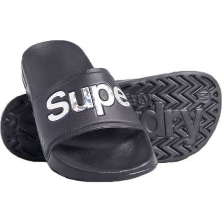 Dámské pantofle - Superdry HOLO INFIL POOL SLIDE - 1