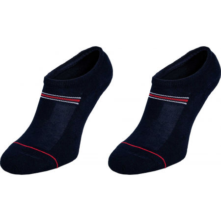 Pánské ponožky - Tommy Hilfiger MEN ICONIC SPORT FOOTIE 2P - 1