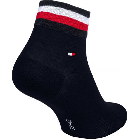Pánské ponožky - Tommy Hilfiger MEN QUARTER 2P ICONIC STRIPE - 4