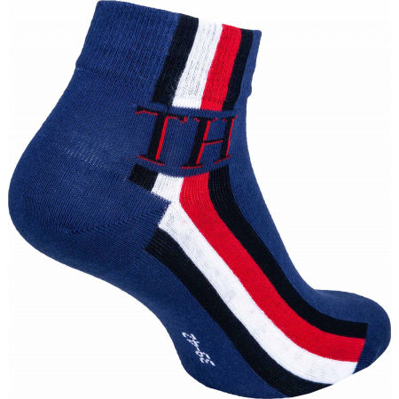 Pánské ponožky - Tommy Hilfiger MEN QUARTER 2P ICONIC STRIPE - 5