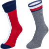 Pánské ponožky - Tommy Hilfiger MEN ICONIC FLAG SOCK 2P - 1