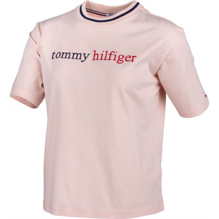 Dámské tričko - Tommy Hilfiger CN TEE SS LOGO - 2