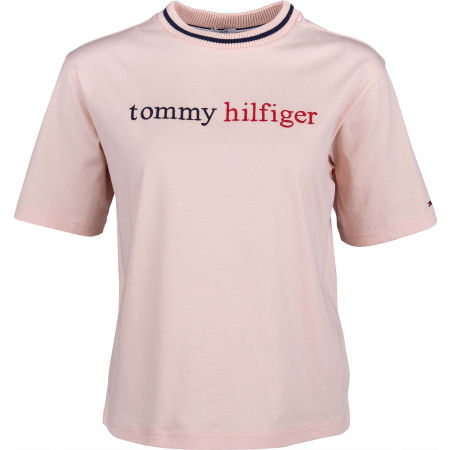 Tommy Hilfiger CN TEE SS LOGO - Dámské tričko