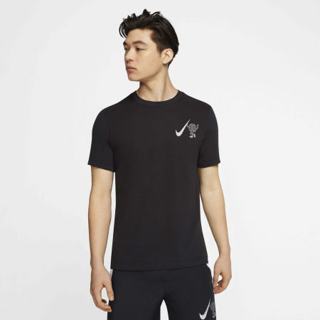 Pánské běžecké tričko - Nike DRY TEE WILD RUN GLOBEY M - 3