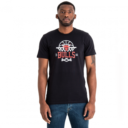 Pánské triko - New Era NBA LEAGUE NET LOGO TEE CHICAGO BULLS