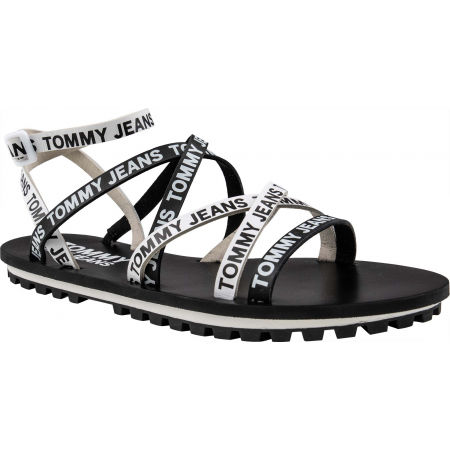 Tommy Hilfiger COLOR BLOCK CLEATED FLAT SANDAL - Dámské sandály