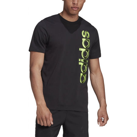 Pánské tričko - adidas HYPERREAL VERTICAL LOGO TEE - 3