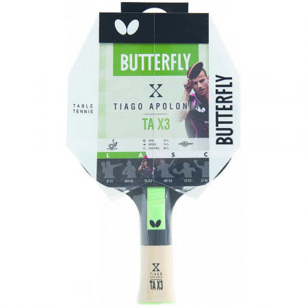 Pálka na stolní tenis - Butterfly TIAGO APOLONIA TAX3