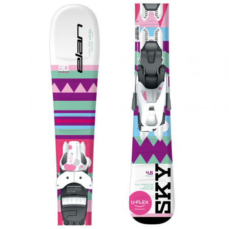 Dívčí sjezdové lyže - Elan SKY QS + EL 7.5 - 1
