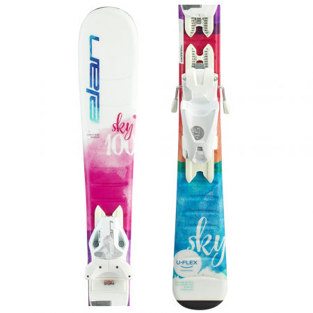 Dívčí sjezdové lyže - Elan SKY QS + EL 4.5 - 1
