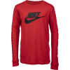 Chlapecké tričko s dlouhým rukávem - Nike NSW TEE LS FUTURA B - 1