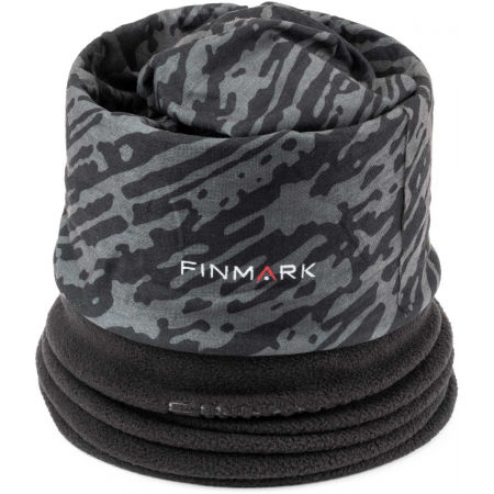 Multifunkční šátek s fleecem - Finmark MULTIFUNCTIONAL SCARF