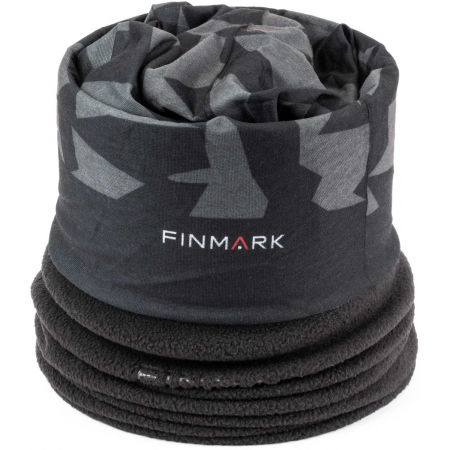 Multifunkční šátek s fleecem - Finmark MULTIFUNCTIONAL SCARF