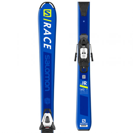 Juniorské sjezdové lyže - Salomon S/RACE Jr M + C5 GW - 1
