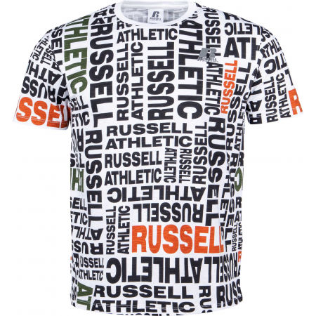 Pánské tričko - Russell Athletic AOP PRINTED S/S CREWNECK TEE SHIRT - 1