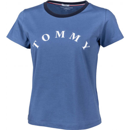 Dámské tričko - Tommy Hilfiger SS TEE SLOGAN - 2