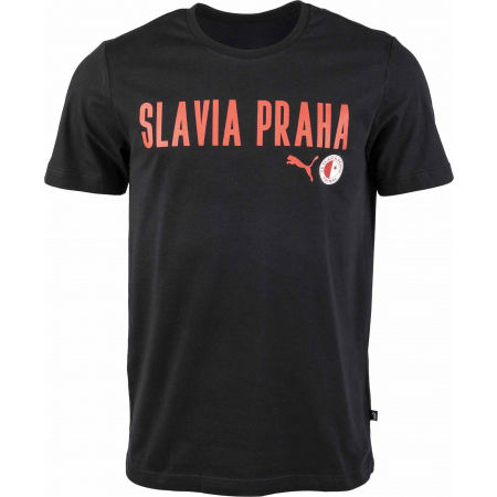 Puma Slavia Prague Graphic Tee DBLU - Pánské triko