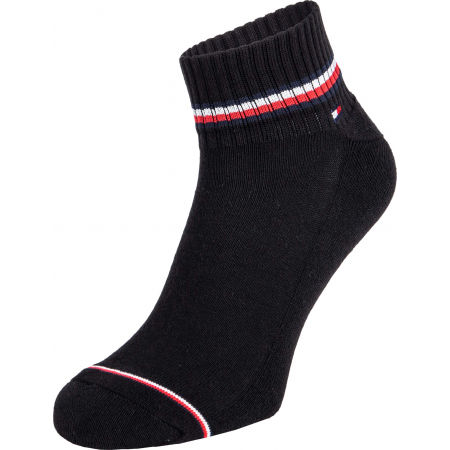 Pánské ponožky - Tommy Hilfiger MEN ICONIC QUARTER 2P - 2