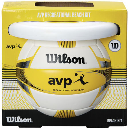 Wilson AVP BEACH KIT W/DISK YEL - Plážový set