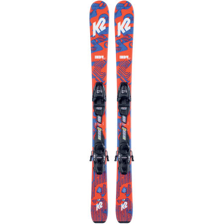Dětské allmountain lyže s vázáním - K2 INDY FDT 4.5 - 2