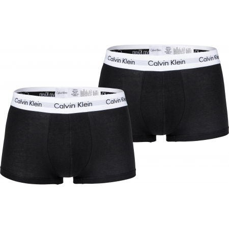 Pánské boxerky - Calvin Klein 3 PACK LO RISE TRUNK - 1