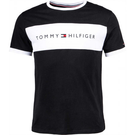 Pánské tričko - Tommy Hilfiger CN SS TEE LOGO FLAG - 1