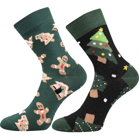 Lonka GINGERBREAD AND CHRISTMAS TREE 2P - Ponožky