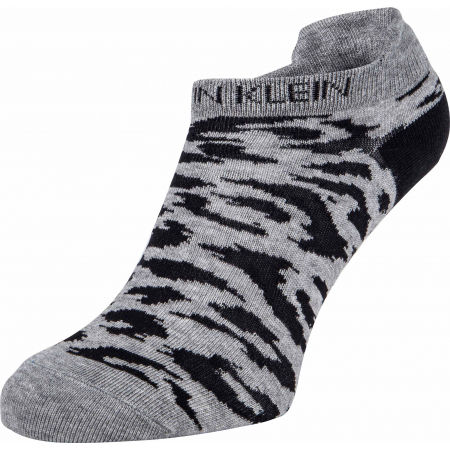 Dámské ponožky - Calvin Klein WOMEN LINER 2P LEOPARD BACK TAB - 4