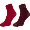 Dámské ponožky - Calvin Klein WOMEN SHORT CREW 2P CRYSTAL LOGO TROUSER MELISS - 1