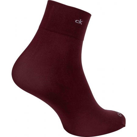 Dámské ponožky - Calvin Klein WOMEN SHORT CREW 2P CRYSTAL LOGO TROUSER MELISS - 5