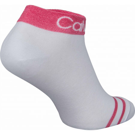 Dámské ponožky - Calvin Klein WOMEN SHORT SOCK 2P LEGWEAR LOGO ZOEY - 3