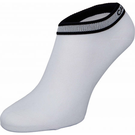 Dámské ponožky - Calvin Klein WOMEN LINER 2P LOGO CUFF STRIPE SPENCER - 4