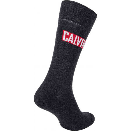 Pánské ponožky - Calvin Klein MEN CREW 4P JEANS LOGO GIFTBOX WADE - 7
