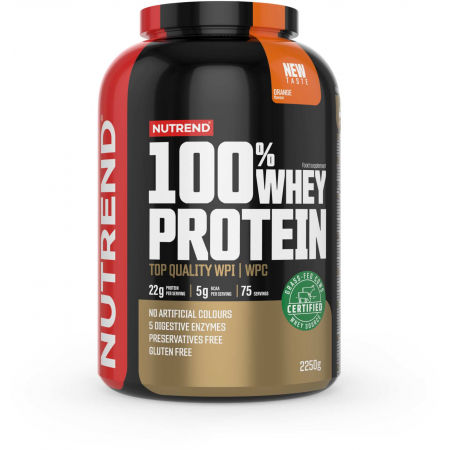 Protein - Nutrend 100% WHEY PROTEIN 2250 g POMERANČ
