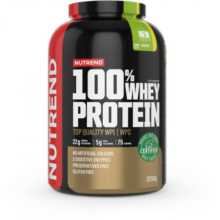 Protein - Nutrend 100% WHEY PROTEIN 2250 g KIWI-BANÁN