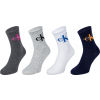 Dámské ponožky - Calvin Klein WOMEN 4P GIFTBOX  JEANS LOGO HUDSON - 1