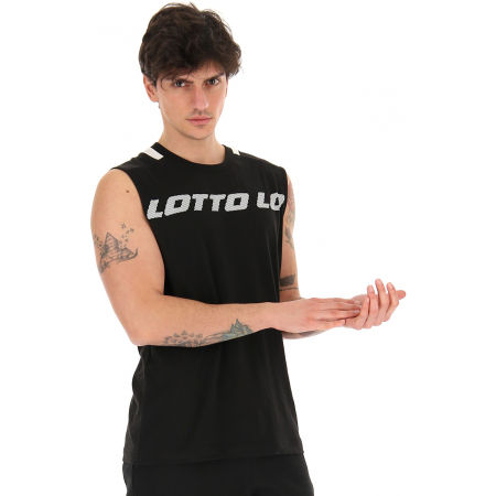 Pánské triko bez rukávů - Lotto LOGO V TEE - 4