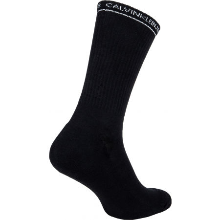 Pánské ponožky - Calvin Klein MENS 2PK CREW CK JEANS  MONOGRAM JOHN - 5
