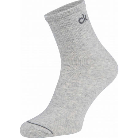 Pánské ponožky - Calvin Klein MEN QUARTER 3P NICK - 2