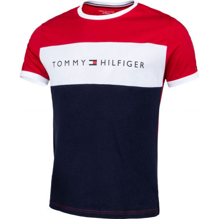 Pánské tričko - Tommy Hilfiger CN SS TEE LOGO FLAG - 2