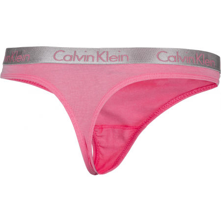 Dámské kalhotky - Calvin Klein THONG 3PK - 7
