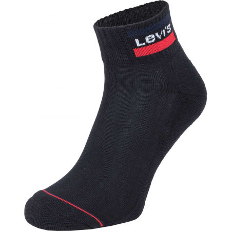 Ponožky - Levi's® MID CUT SPRTWR LOGO 2P - 2
