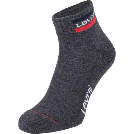 Ponožky - Levi's® MID CUT SPRTWR LOGO 2P - 4