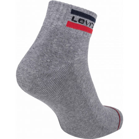 Ponožky - Levi's® MID CUT SPRTWR LOGO 2P - 5