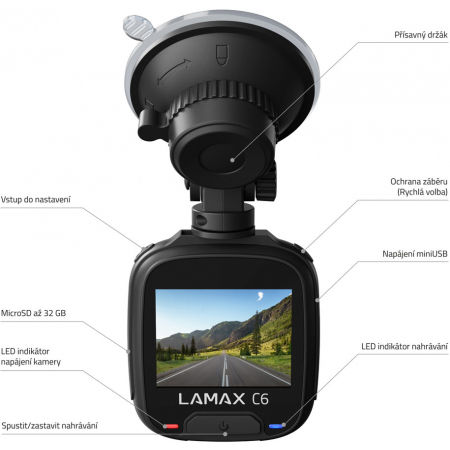 Autokamera - LAMAX C6 - 3