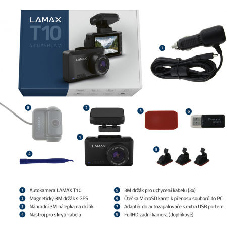 Autokamera - LAMAX T10 4K GPS - 6